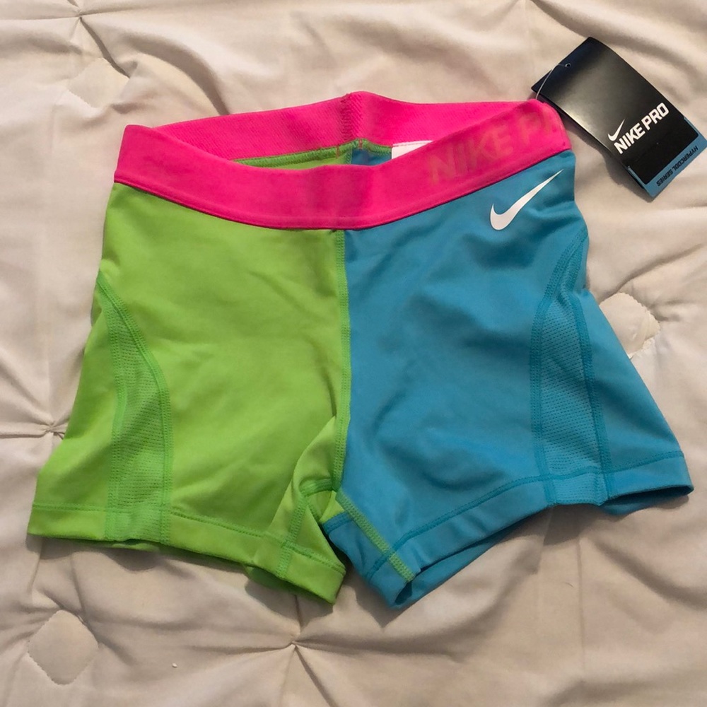 Colorful Nike Pro spandex
